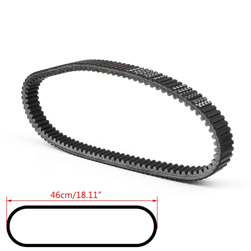 Bruce & Shark Drive Belt for Arctic Cat Wildcat Sport/Trail 700 & for Textron 2014-2019, Aramid Fiber Replacement Drive Belt, Compatible with Part# 0823-497 - Image 2